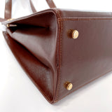 Salvatore Ferragamo Shoulder Bag BC216676 Gancini vintage leather Brown Gold Hardware Women Used