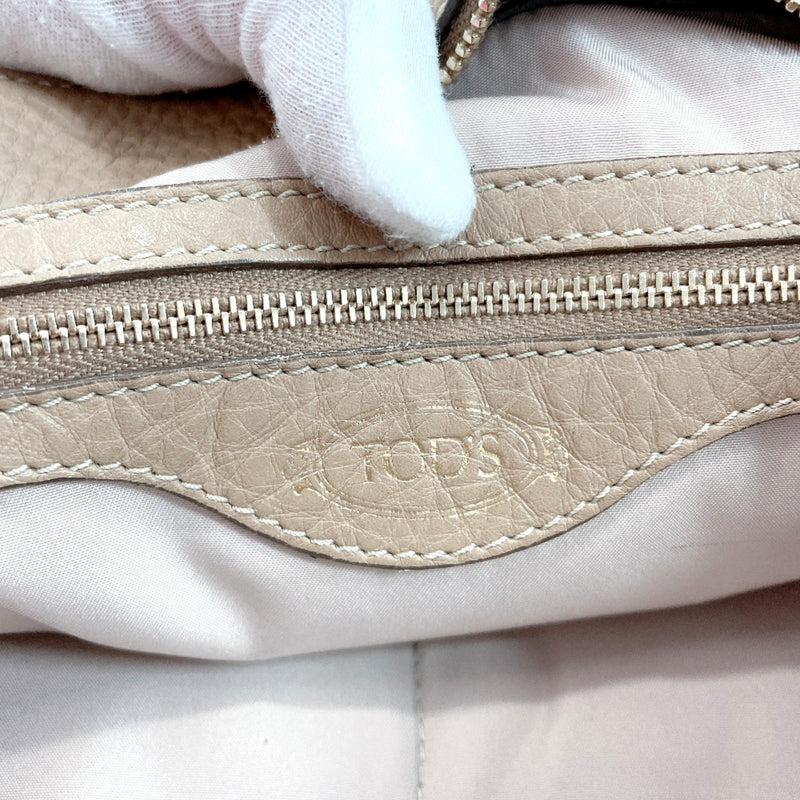 TOD’S Handbag leather pink Gold Hardware Women Used