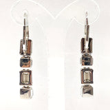 PRADA earring 1AJ086 crystal brass/crystal Silver blue Women Used