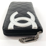 CHANEL purse Matelasse round zip Cambon line lambskin Black Women Used - JP-BRANDS.com