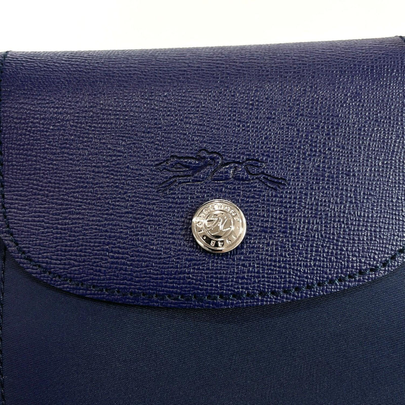 Longchamp Blue Nylon and Leather Le Pliage Neo Tote Longchamp