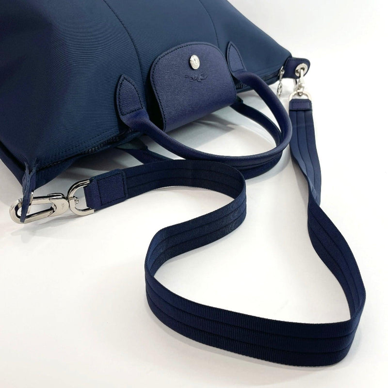 Longchamp, Bags, Longchamp Le Pliage Neo Tote Bag Size Large Blue
