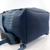 BOTTEGAVENETA Backpack Daypack 520460 VAYE3 City to country Intrecciato leather/Nylon Navy blue mens Used - JP-BRANDS.com