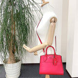 LOUIS VUITTON Handbag M42624 City Steamer Mini leather Red Women Used - JP-BRANDS.com