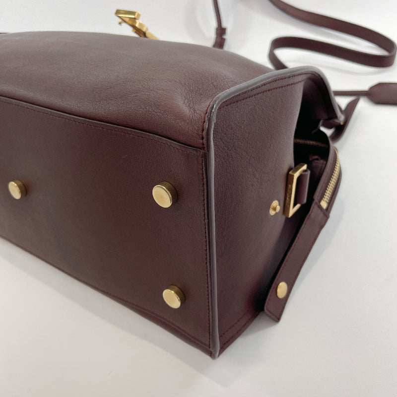 SAINT LAURENT PARIS Handbag PMR 424869 Baby Kabas 2way leather