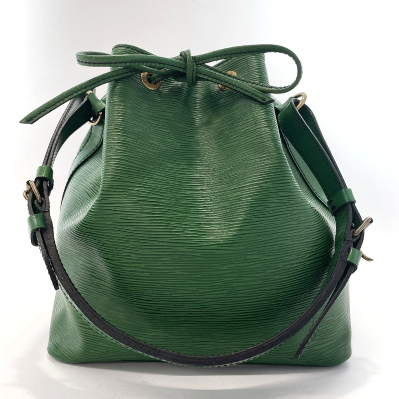 Shop for Louis Vuitton Green Epi Leather Petit Noe PM Drawstring