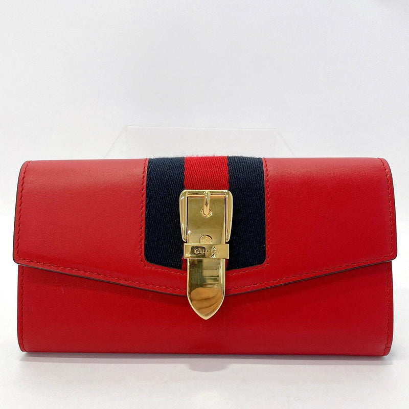 GUCCI purse 476084 CWLSG SYLVIE leather Red Women Used - JP-BRANDS.com