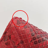 GUCCI purse 443436 GG Marmont leather/Python Red Women Used - JP-BRANDS.com