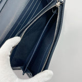 JIMMY CHOO purse NIKITA Chain wallet studs Patent leather Navy Women Used - JP-BRANDS.com