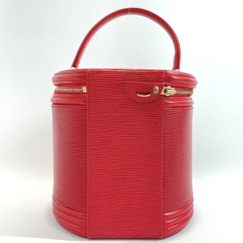 LOUIS VUITTON Handbag M48037 Cannes Epi Leather Red Women Used - JP-BRANDS.com
