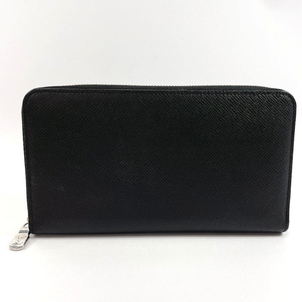 Louis Vuitton Taiga Zippy Organizer NM M30056 Men's Taiga Leather Long  Wallet (bi-fold) Noir