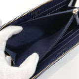 CHANEL purse Zip Around Deauville straw Navy Women Used - JP-BRANDS.com