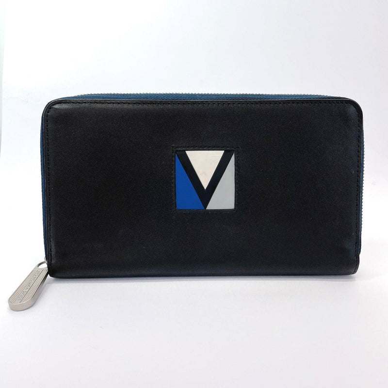 LOUIS VUITTON purse M80709 Zippy Organizer Louis Vuitton cup leather Black mens Used - JP-BRANDS.com