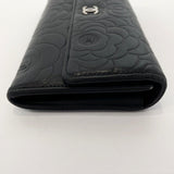 CHANEL purse A82283 Camelia leather Black Women Used - JP-BRANDS.com