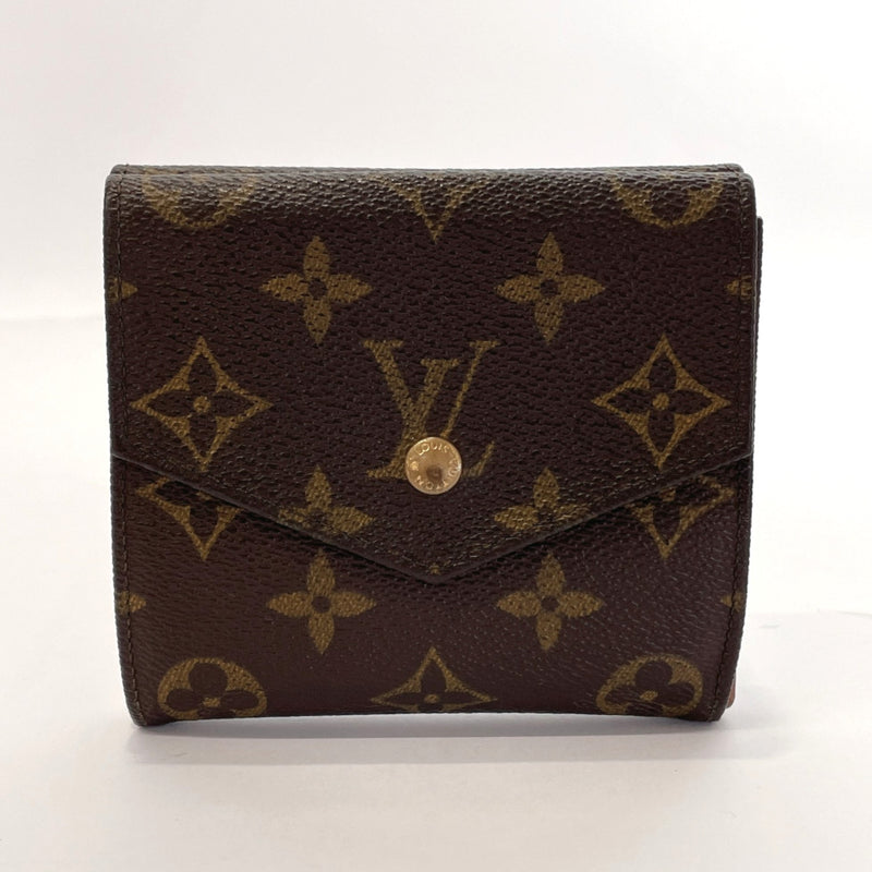 Louis Vuitton Monogram Womens Folding Wallets, Brown