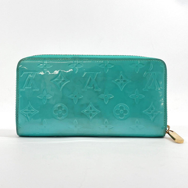 LOUIS VUITTON purse M93208 Zippy wallet Monogram Vernis blue Women Used - JP-BRANDS.com