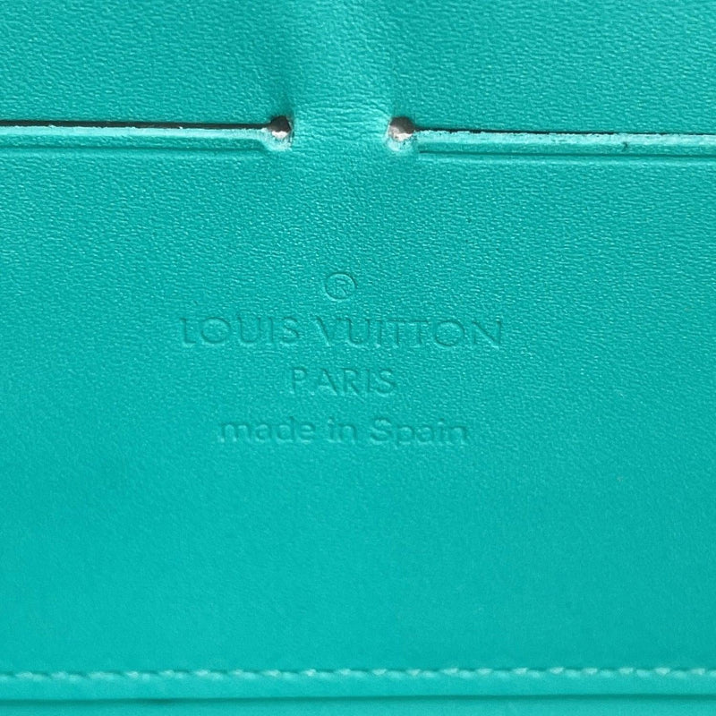 LOUIS VUITTON purse M93208 Zippy wallet Monogram Vernis blue Women Used - JP-BRANDS.com