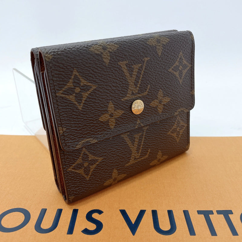 LOUIS VUITTON Tri-fold wallet M61652 Porto Monet Vie Cult Credit Monog –