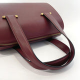 CARTIER Handbag Must Line vintage leather Bordeaux Women Used - JP-BRANDS.com