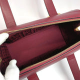 CARTIER Handbag Must Line vintage leather Bordeaux Women Used - JP-BRANDS.com