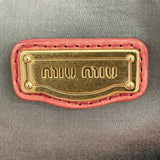 Miu Miu Handbag 2WAY leather pink Women Used
