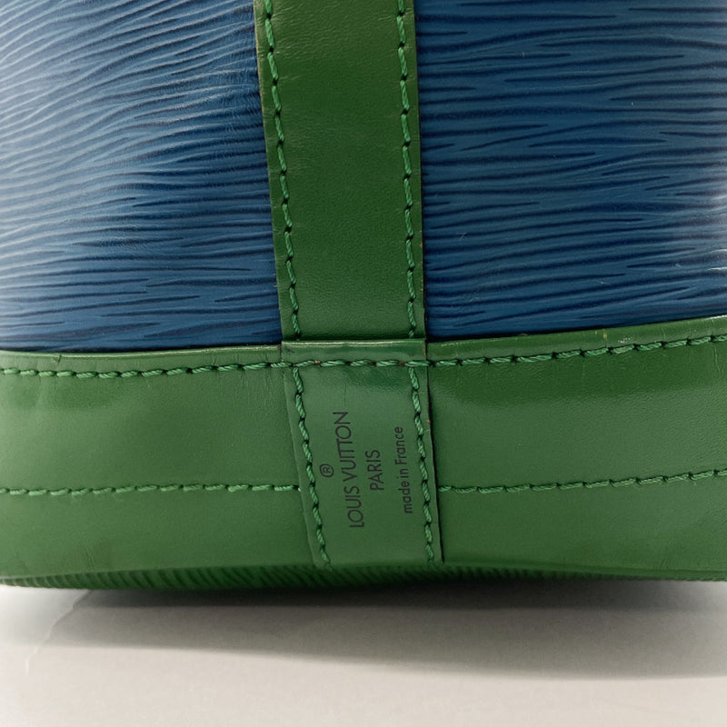 Louis Vuitton Noe Pm Shoulder Bag Blue Green Epi Leather Auction