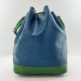 LOUIS VUITTON Shoulder Bag M44044 Noe Epi Leather blue green unisex Used