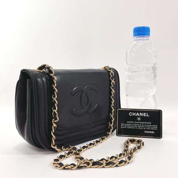 CHANEL Shoulder Bag COCO Mark ChainShoulder vintage lambskin Black Women Used - JP-BRANDS.com