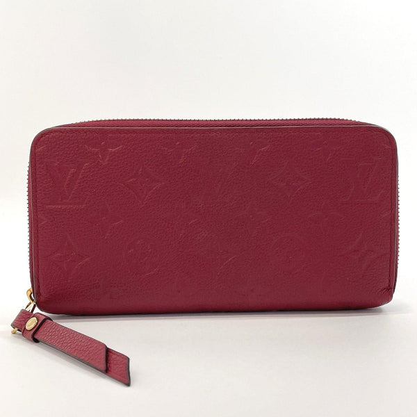 LOUIS VUITTON purse M62214 Zippy wallet Monogram unplant wine-red Women Used - JP-BRANDS.com