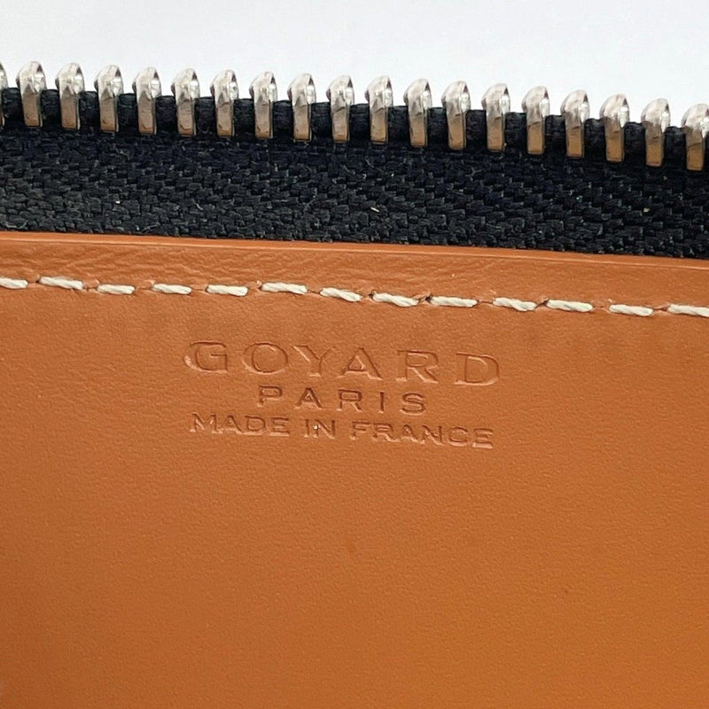 GOYARD purse Matignon zip PVC/leather Brown unisex Used - JP-BRANDS.com