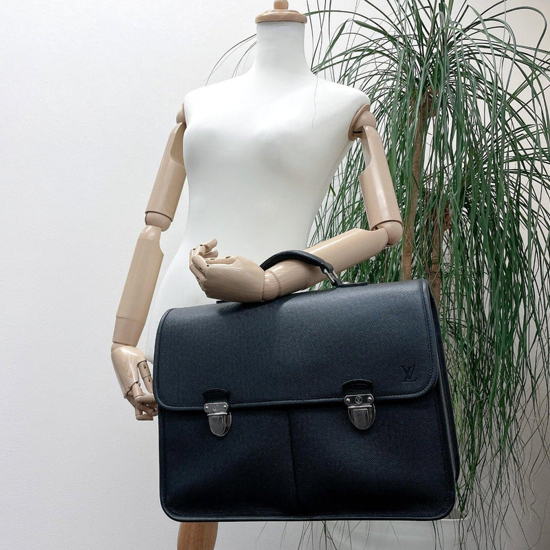 Louis Vuitton, Bags, New Louis Vuitton Anton Taiga Leather Backpack