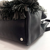 FENDI Handbag 8BH250-L97 Toujour 2Way Fringe design leather Black Women Used - JP-BRANDS.com