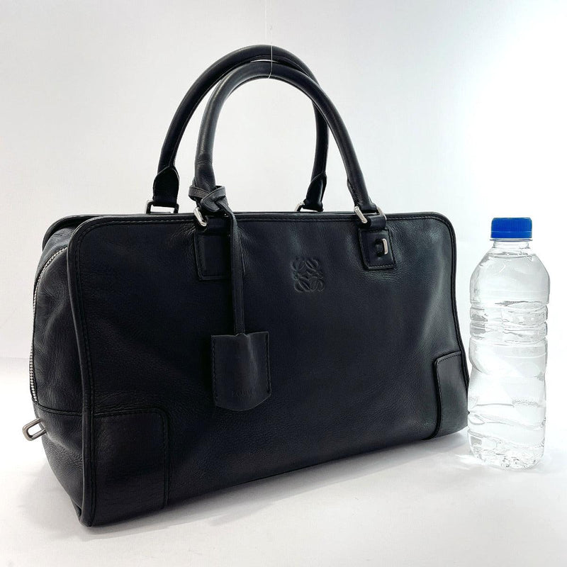 LOEWE Handbag Amazona 36 leather Black Women Used - JP-BRANDS.com