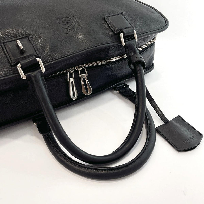LOEWE Handbag Amazona 36 leather Black Women Used - JP-BRANDS.com