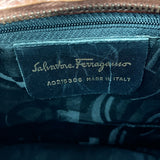 Salvatore Ferragamo Shoulder Bag AQ215306 Gancini Embossing leather Brown Women Used