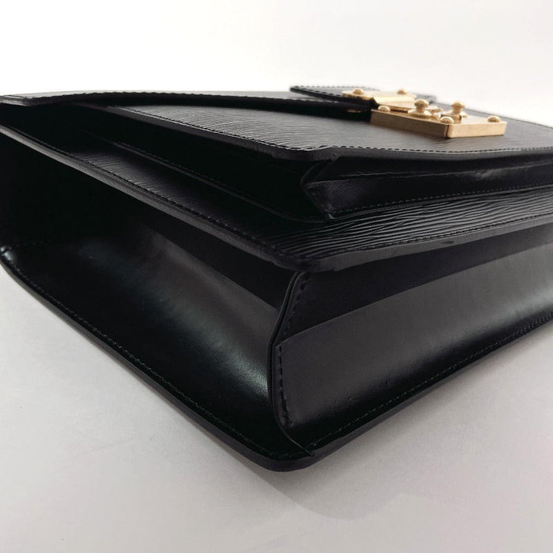 used Pre-owned Louis Vuitton Louis Vuitton Monceau Handbag M52122 EPI Leather Noir 2way Business Bag Shoulder (Good), Adult Unisex, Size: (HxWxD)