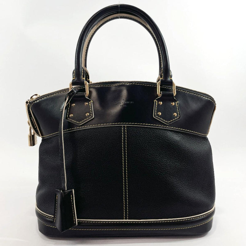 Louis Vuitton Suhali Lockit Handbag Black leather