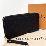 LOUIS VUITTON purse M61864 Zippy wallet Monogram unplant Black Women Used - JP-BRANDS.com