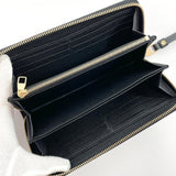 LOUIS VUITTON purse M61864 Zippy wallet Monogram unplant Black Women Used - JP-BRANDS.com