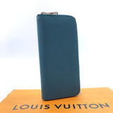 LOUIS VUITTON purse M58411 Zippy Wallet Vertical Taurillon Clemence blue mens Used - JP-BRANDS.com