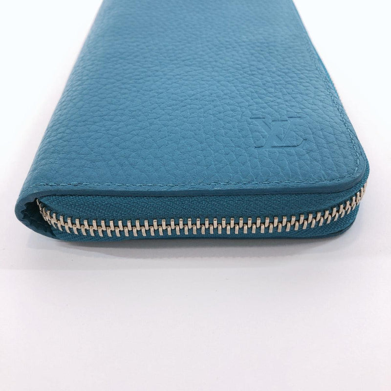 LOUIS VUITTON purse M58411 Zippy Wallet Vertical Taurillon Clemence blue mens Used - JP-BRANDS.com