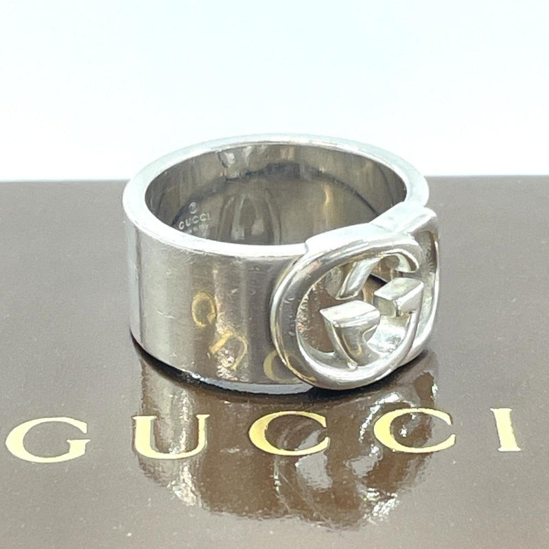 GUCCI Ring Doppia G Silver925 #17(JP Size) Silver Women Used - JP-BRANDS.com