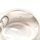 GUCCI Ring Doppia G Silver925 #17(JP Size) Silver Women Used - JP-BRANDS.com