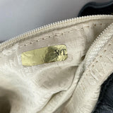CHANEL Shoulder Bag drawstring Wild stitch lambskin Black Women Used - JP-BRANDS.com