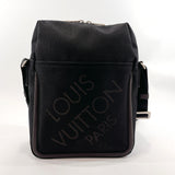 LOUIS VUITTON Shoulder Bag M93223 Citadan MM Damier Jean Canvas Black mens Used