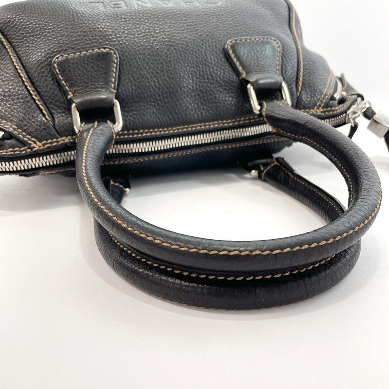 CHANEL Handbag Tassel leather Black Women Used - JP-BRANDS.com