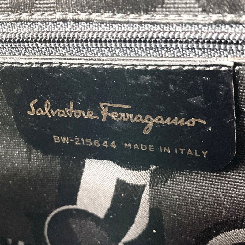 Salvatore Ferragamo Handbag BW-215644 Gancini leather Black Women Used