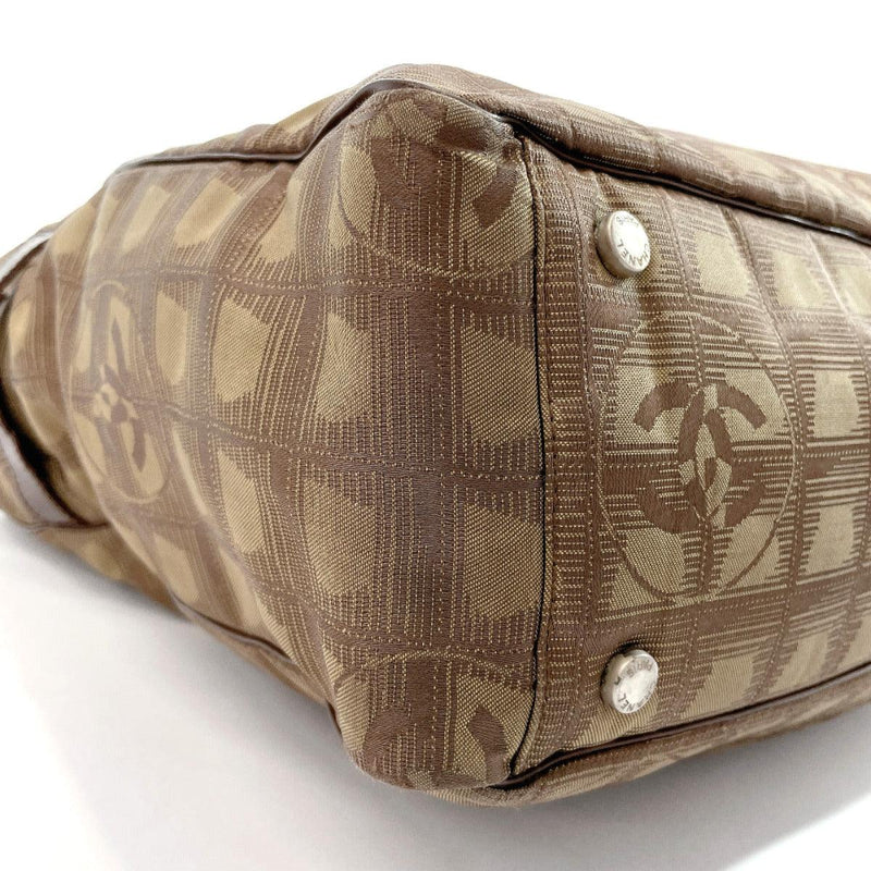 CHANEL Tote Bag New travel line Nylon khaki Women Used - JP-BRANDS.com