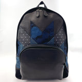 COACH Backpack Daypack 68997 patchwork leather Black Black mens Used