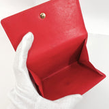 LOUIS VUITTON wallet M91169 Portemonebie Cartes Crédit Monogram Vernis Red Women Used